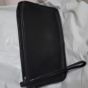 Vintage Leather Clutch / Wristlet